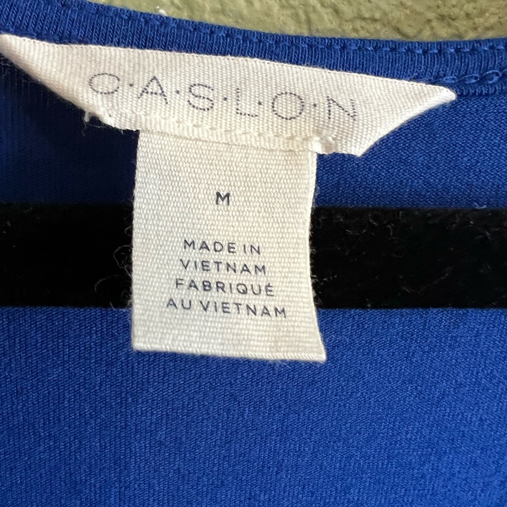 Caslon Royal Blue Gathered Dress - Picture 5 of 6